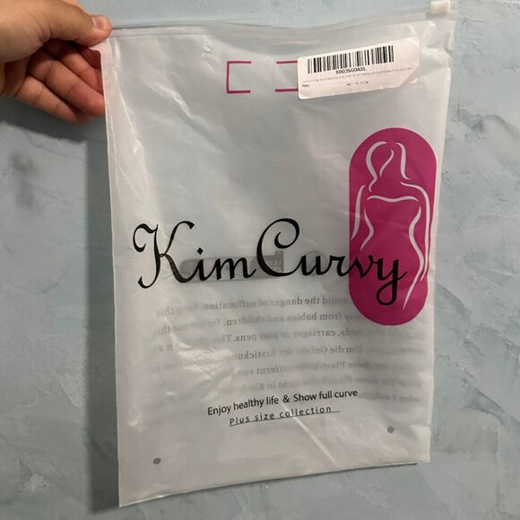 Kim Curvy Cocktail with‎ Chiffon Overlay Dress Sz 24W - Picture 11 of 12